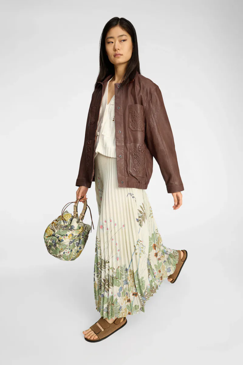 Taulla Skirt, Print Creme