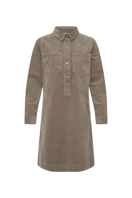 Hovedbilde Sally Placket Dress, Walnut