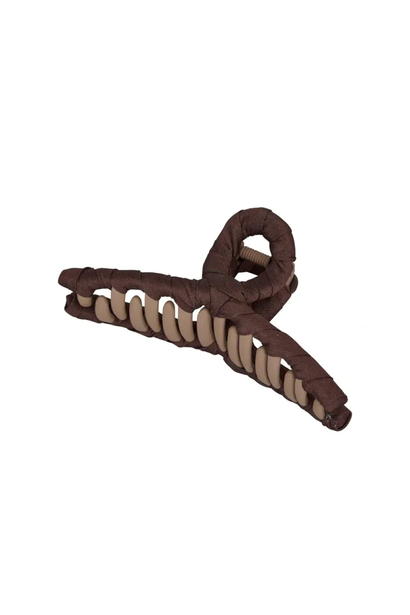 Tila Celabrina Hair Claw, Hot Fudge Brown