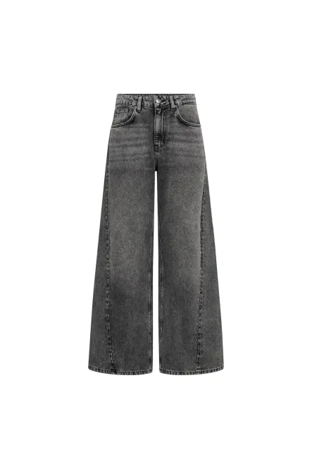 Hovedbilde Vicky Stone Wide Jeans, Black