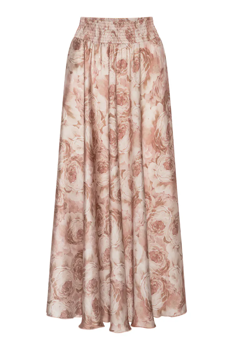 Savannah Skirt, Blush Rose