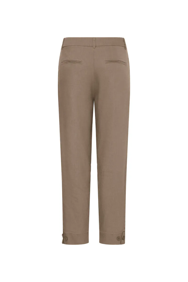 Luca HW Pant Ank Length Tap, Walnut