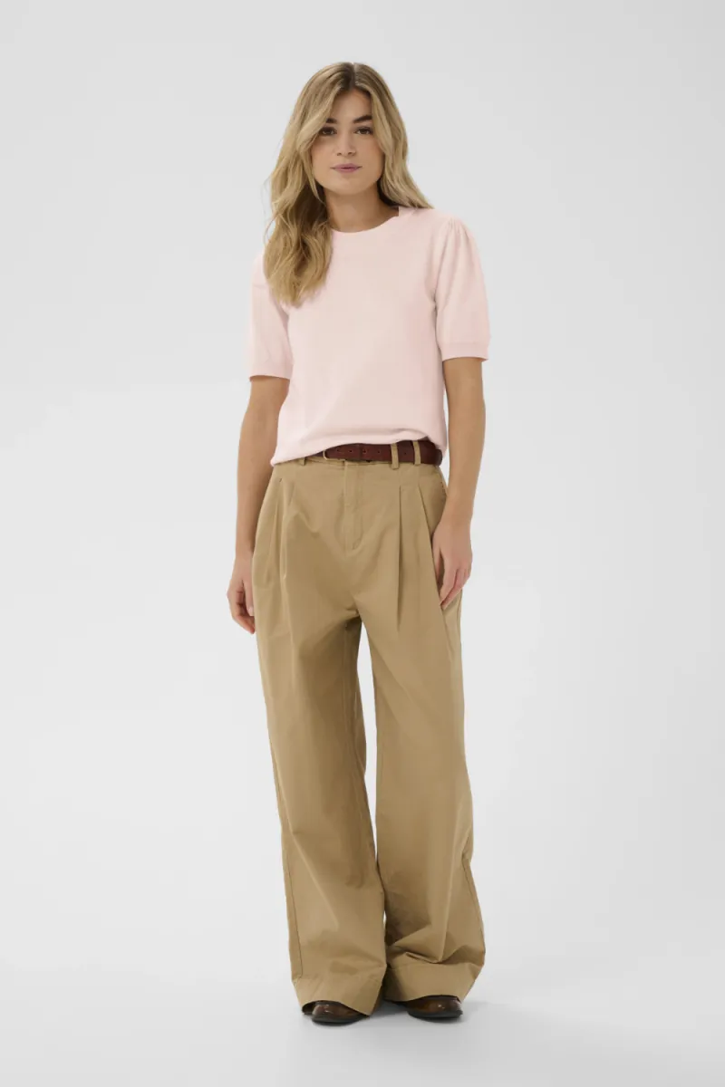 Mila SS Pullover, Chalk Pink