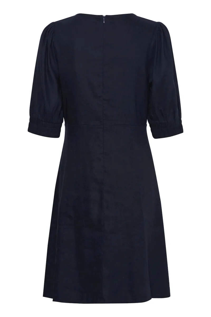 Luca SS Dress, Dark Sapphire