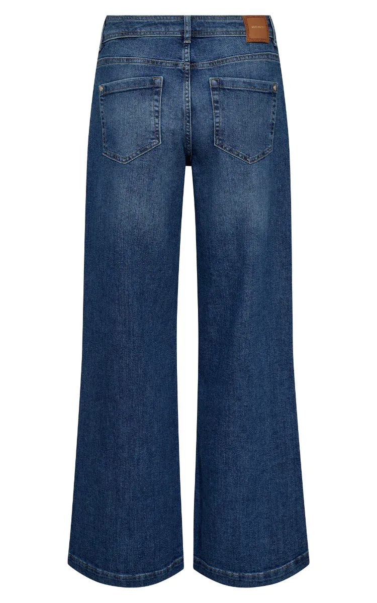 Dara Deco Jeans, Mid Blue