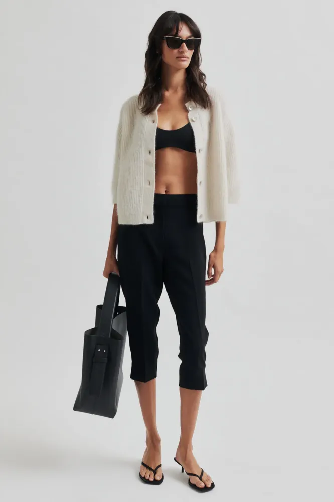 Capris Trousers, Black