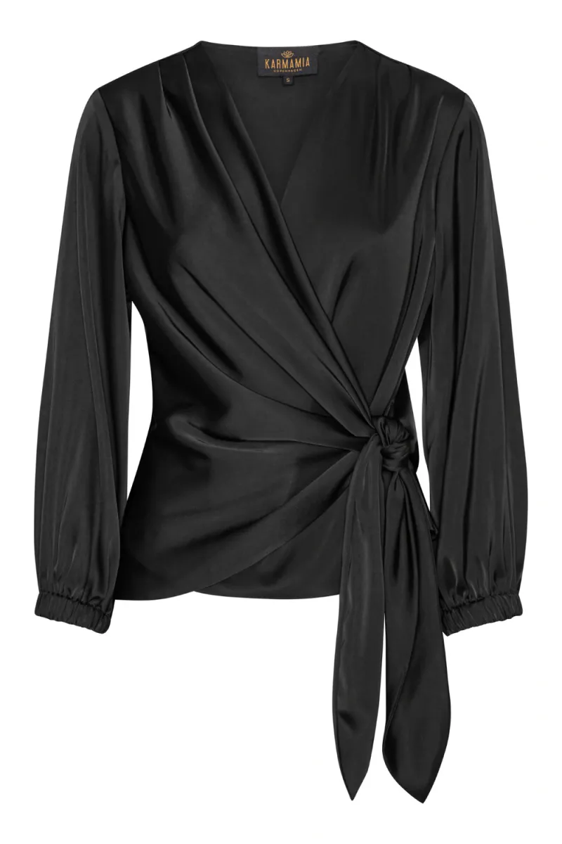 Elena Blouse, Semi Rich Black
